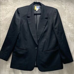 PENDELTON | SIZE 8 WOMENS CLASSIC FITTED JACKET BLAZER | BLACK
